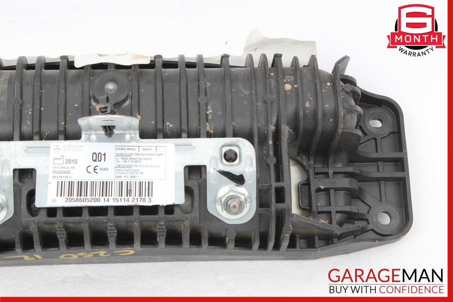 15-20 Mercedes W205 C300 Front Right Side Dashboard Dash Air Bag Airbag OEM