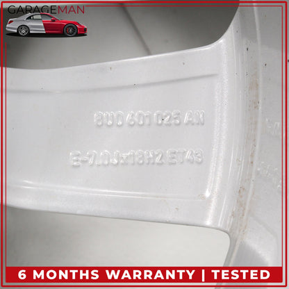 2016-2018 Audi Q3 Front or Rear Side Wheel Rim w/ Kumho Tire 7JX18H2 ET43 OEM