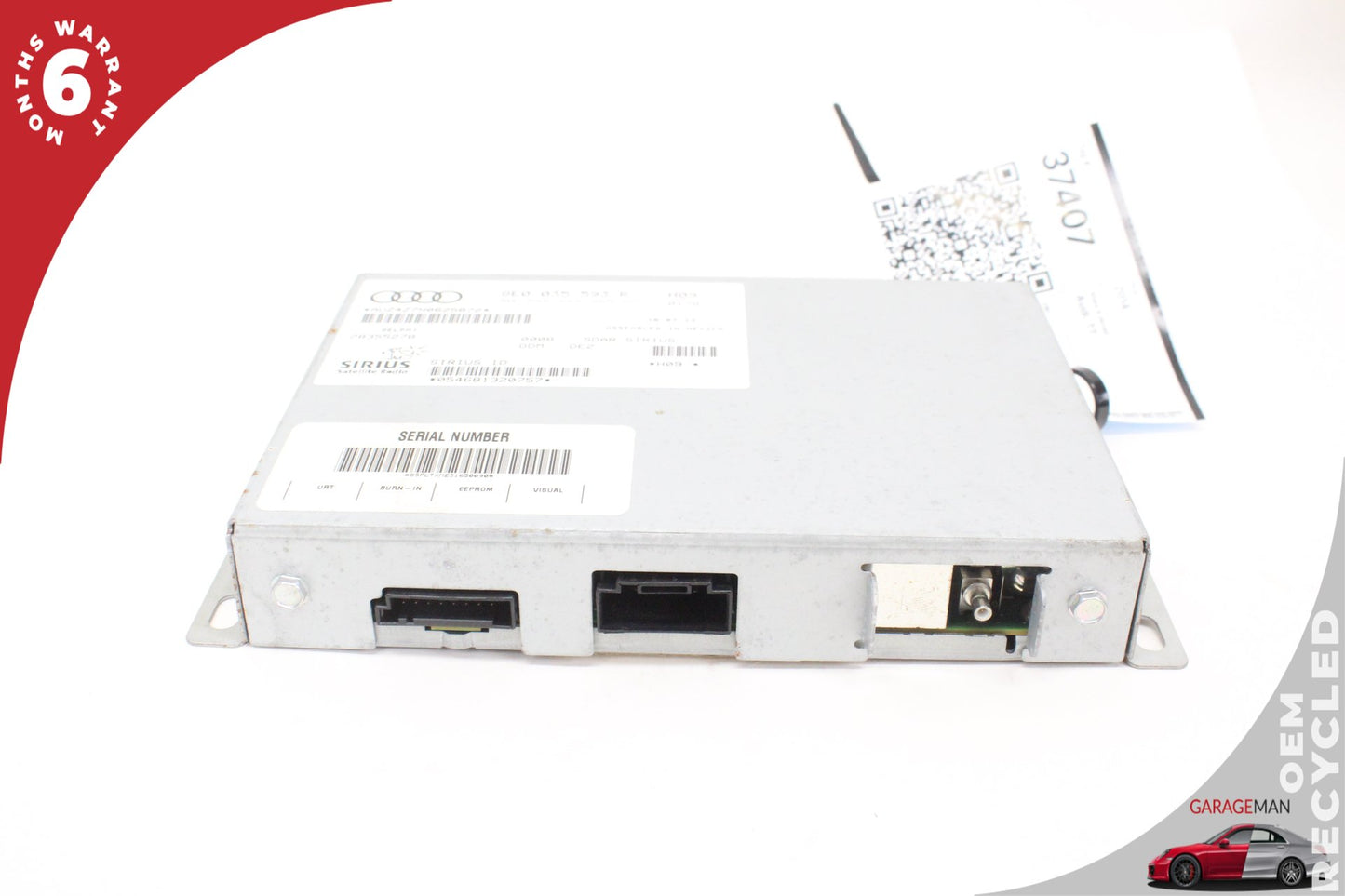 2013-2015 Audi TT 8J Sirius Satellite Radio Control Module Unit 8E0035593 OEM