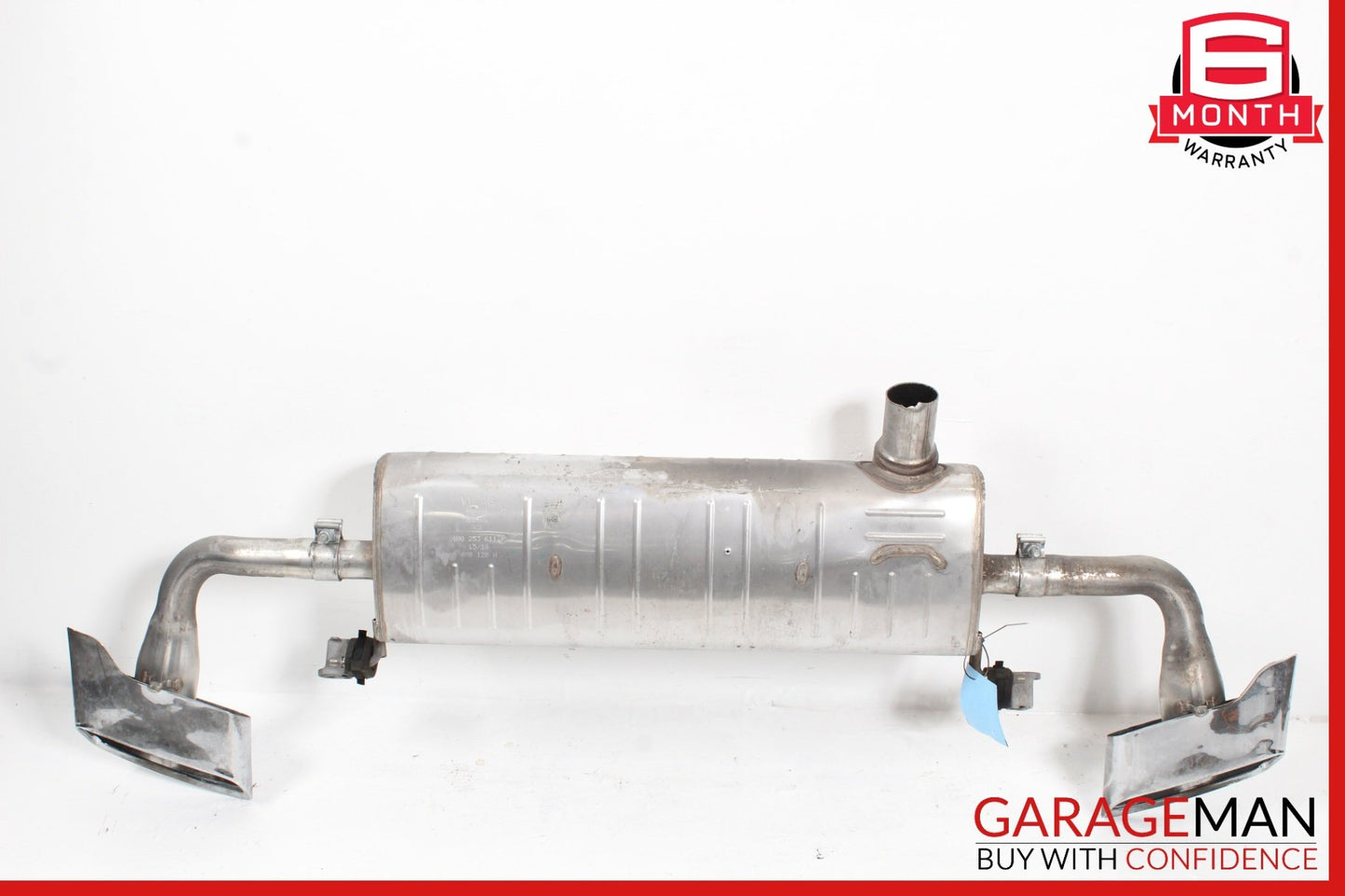 2017-2019 Audi Q7 SUV Rear Exhaust Muffler w/ Tips 4M0253611N OEM