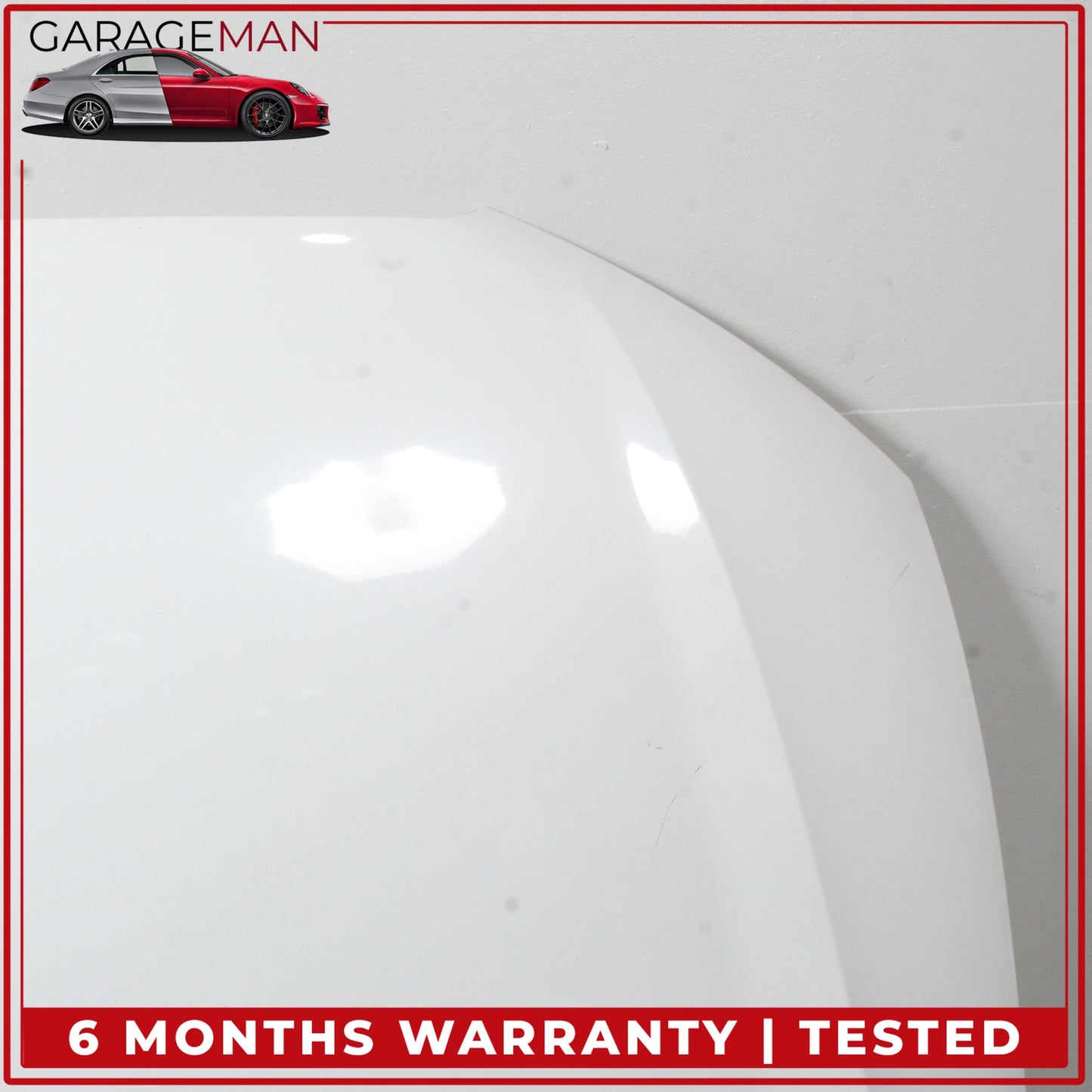 2012-2018 Audi A6 S6 Sedan Front Hood Bonnet Panel White 4G0823029A OEM