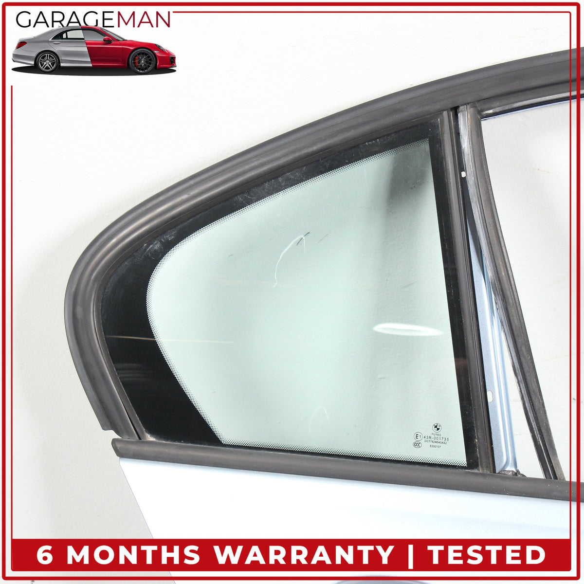 2012-2018 BMW 320i xDrive Rear Right Side Door Shell Liquid Blue Metallic OEM