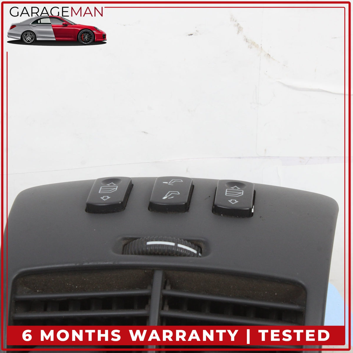 2003-2006 Mercedes W215 CL500 Rear Center Console AC A/C Air Vent Trim OEM