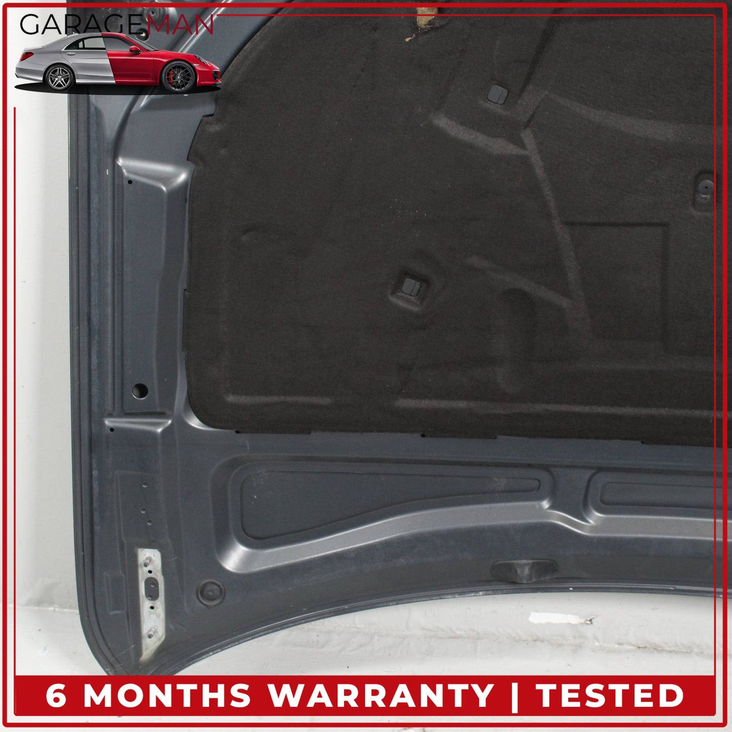2009-2012 Audi A4 S4 Front Hood Bonnet Panel Meteor Gray Pearl 8K0823029D OEM