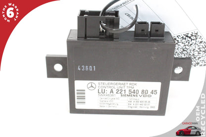 2007-2014 Mercedes W221 S550 CL550 Tire Pressure Monitor Module 2215408045 OEM
