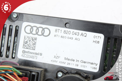 2009-2016 Audi A4 A/C AC Temperature Climate Control Panel 8T1820034AQ