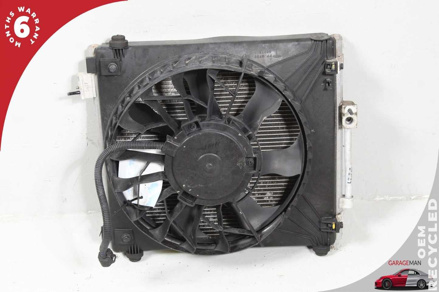 2012-2020 Tesla Model S Left Side Radiator w/ Cooling Fan Motor 6007614 OEM