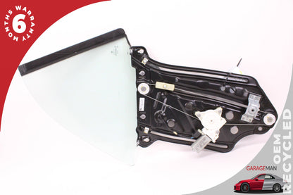 2008-2013 BMW 128i Rear Left Quarter Window Regulator w/ Motor & Glass 7291451