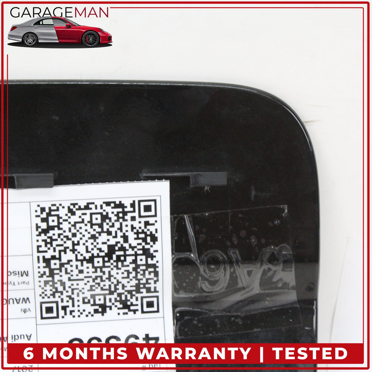 2012-2018 Audi A6 S6 Gas Tank Door Flap Lid Mythos Black Metallic 4G0809907 OEM