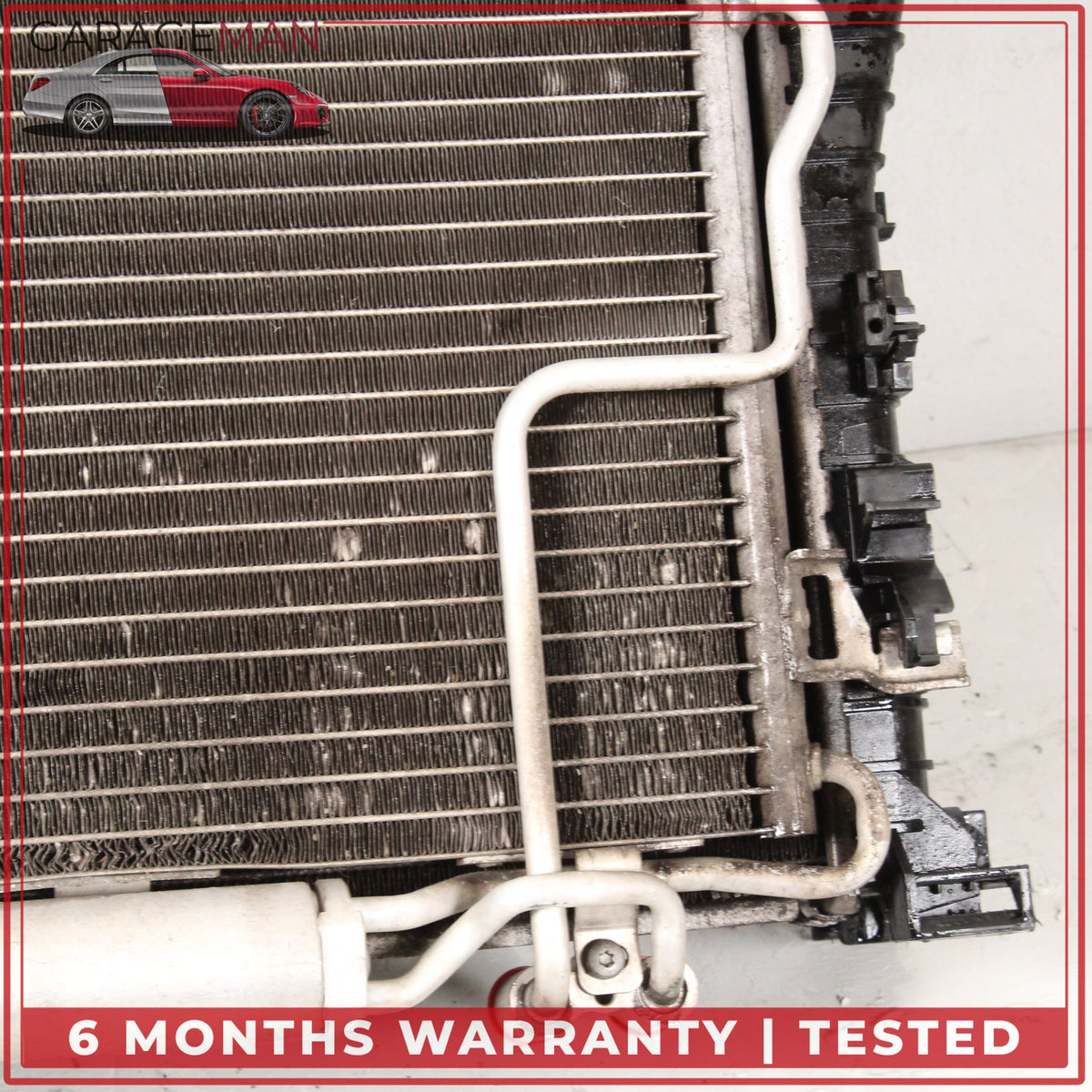 2006-2009 Mercedes W211 E350 Engine Cooling Radiator A/C Condenser Assembly OEM