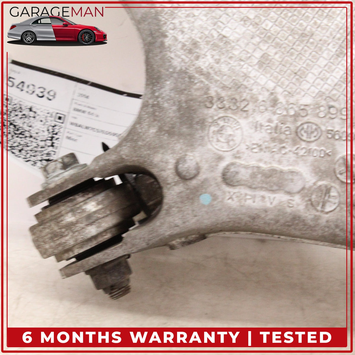 2009-2019 BMW 640i F12 Rear Left Driver Side Lower Control Arm 6865899 OEM