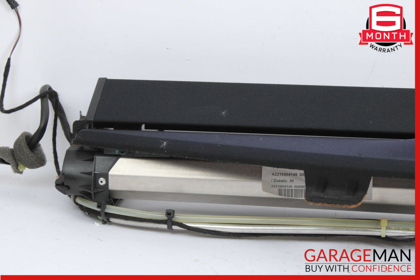 2007-2013 Mercedes W221 S550 Rear Window Sunshade Screen Roller Blind w/ Trim