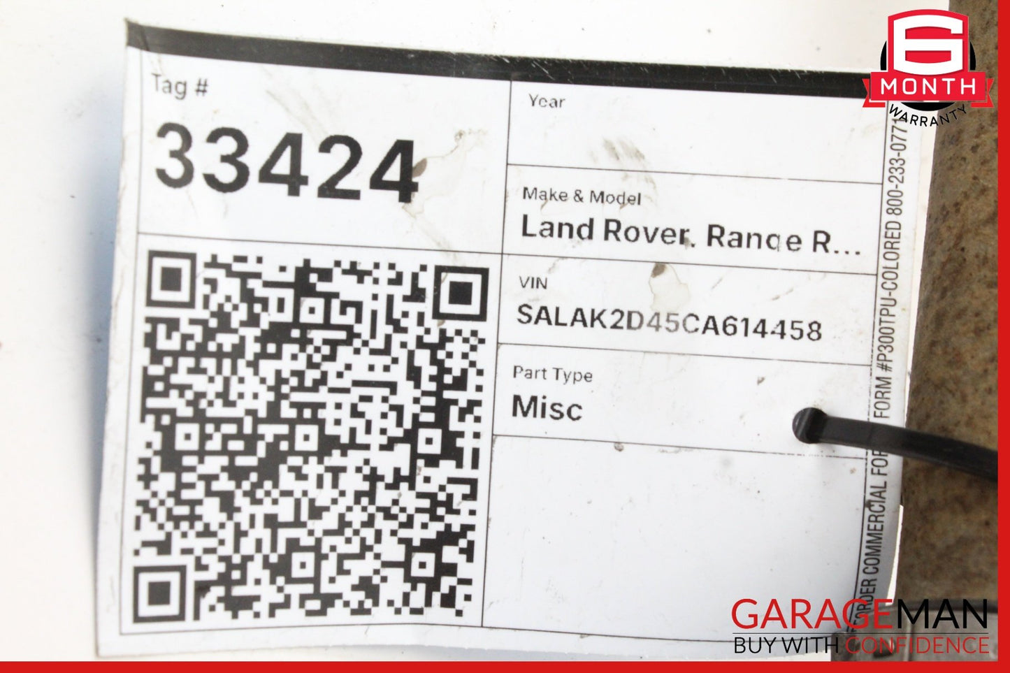 2012 Land Rover LR4 AWD 5 Rear Axle Shaft Genuine