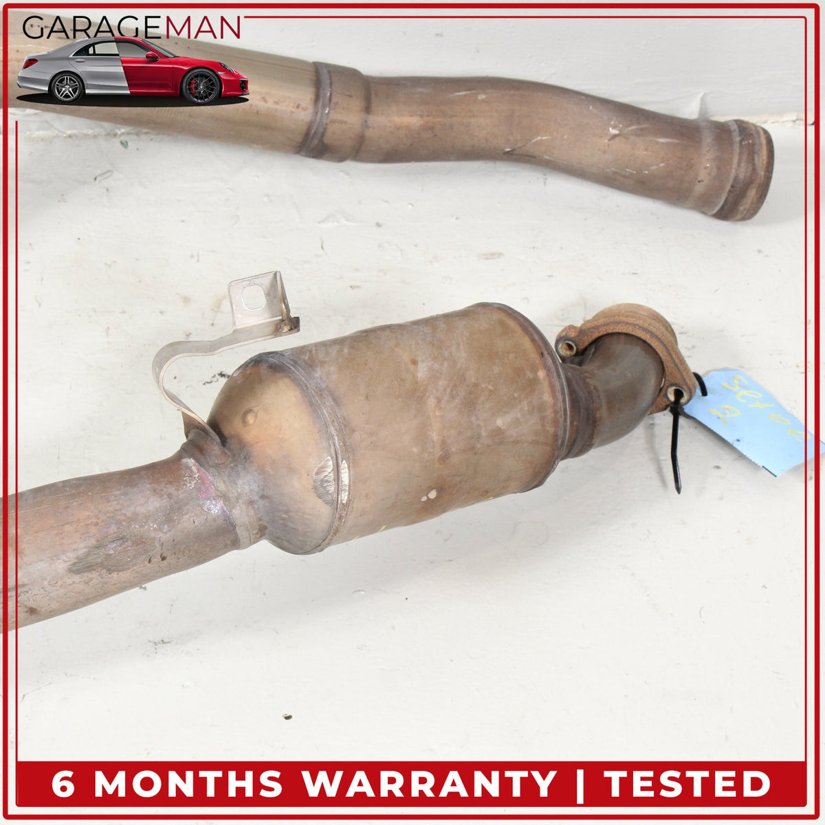 2012-2018 Mercedes CLS63 E63 AMG Exhaust Muffler Resonator Pipe Set OEM