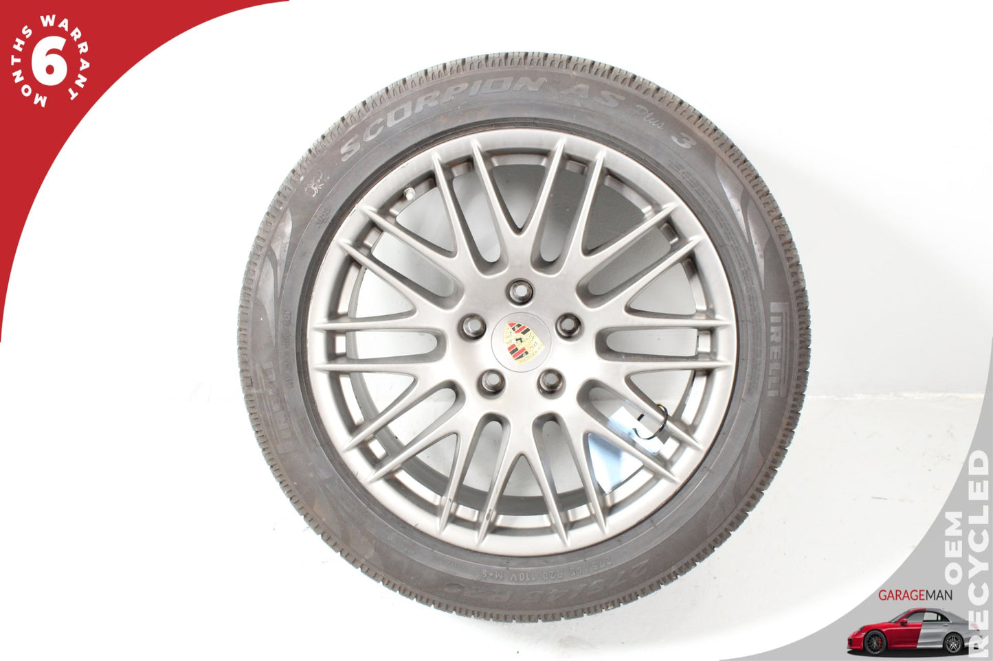 2011-2018 Porsche Cayenne S Hybrid 92A Sport Design Wheel Rim 20x9.5J ET47 w/ Tire 7P5601025N