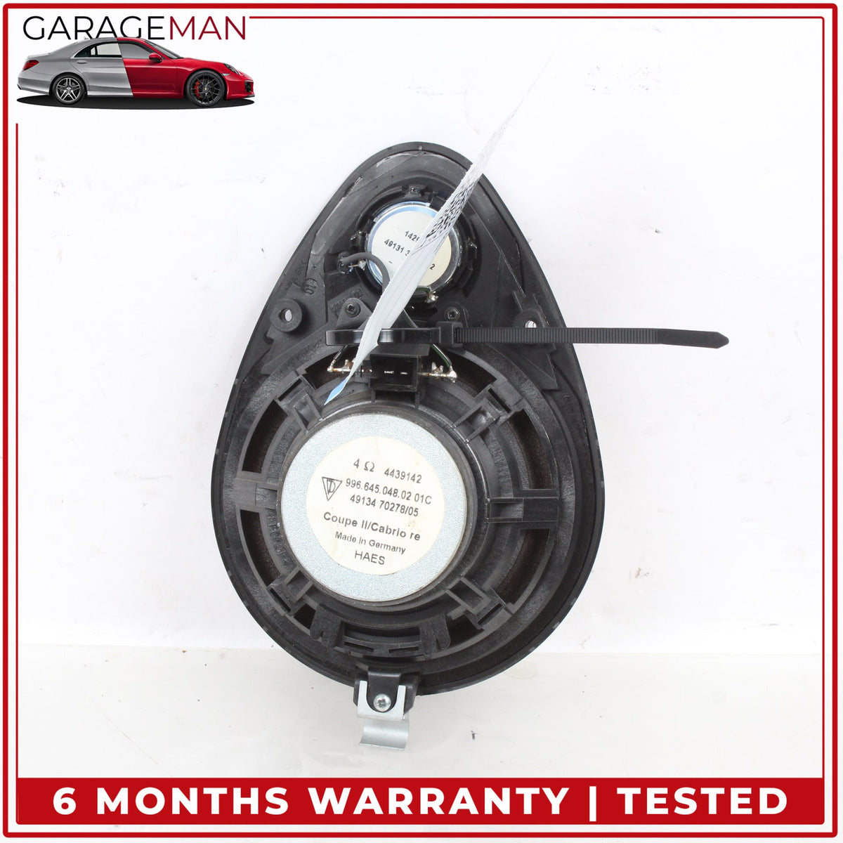 1999-2005 Porsche 911 Carrera Rear Left and Right Side Audio Speaker Set OEM