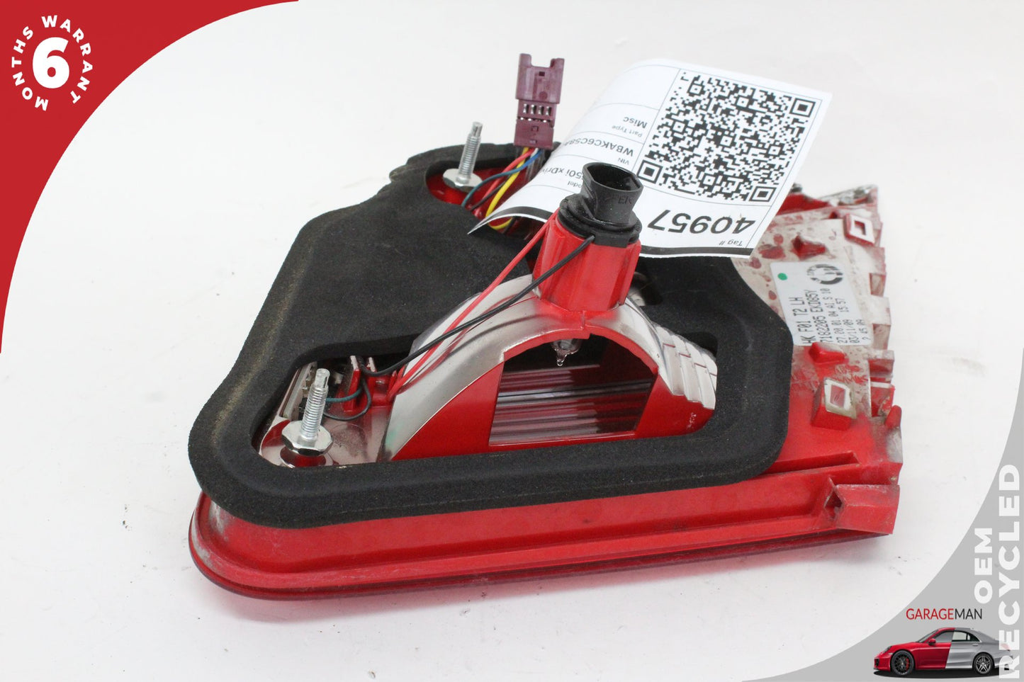 2009-2012 BMW 750i Rear Left Driver Side Inner Tail Light Lamp 7182205 OEM