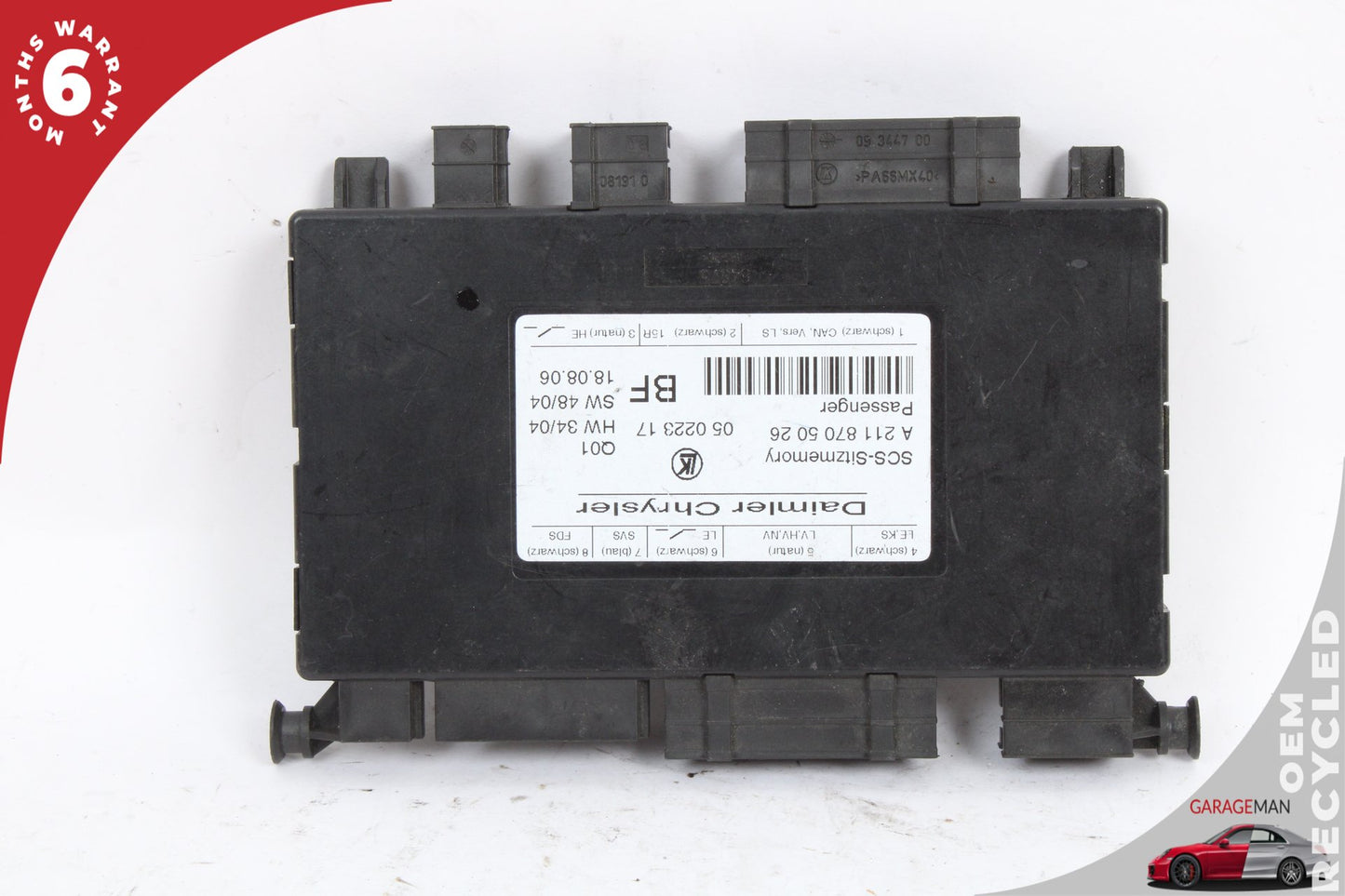 2003-2012 Mercedes W211 E500 Front Right Side Seat Control Module 2118705026 OEM
