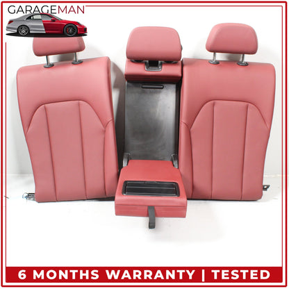 2019-2025 BMW 330i Rear Left and Right Upper Seat Cushion w/ Arm Rest Red OEM