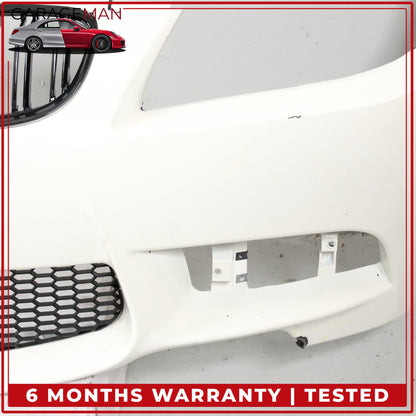 2006-2008 BMW 335i E90 M3 Style Front Bumper Cover Assembly w/ Grille Alpine White III