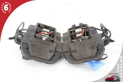 2007-2015 Audi Q7 SUV Rear Left and Right Side Brake Caliper Set Brembo OEM