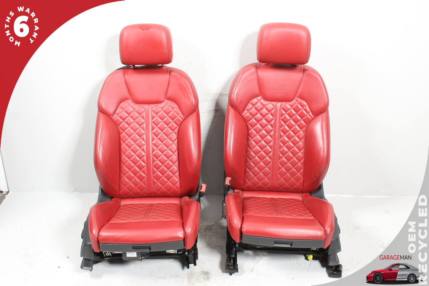 2018-2024 Audi SQ5 FY SUV Front Left and Right Complete Seat Diamond Stitched