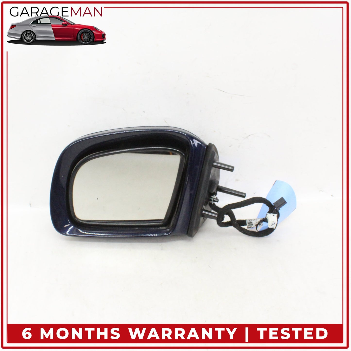 2007-2008 Mercedes X164 GL550 Front Left Side Door Rear View Mirror Blue OEM
