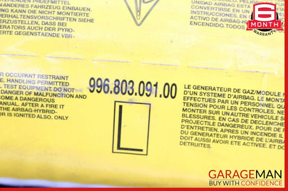 97-04 Porsche Boxster 986 Carrera 911 996 Front Right Side Door Airbag Air Bag