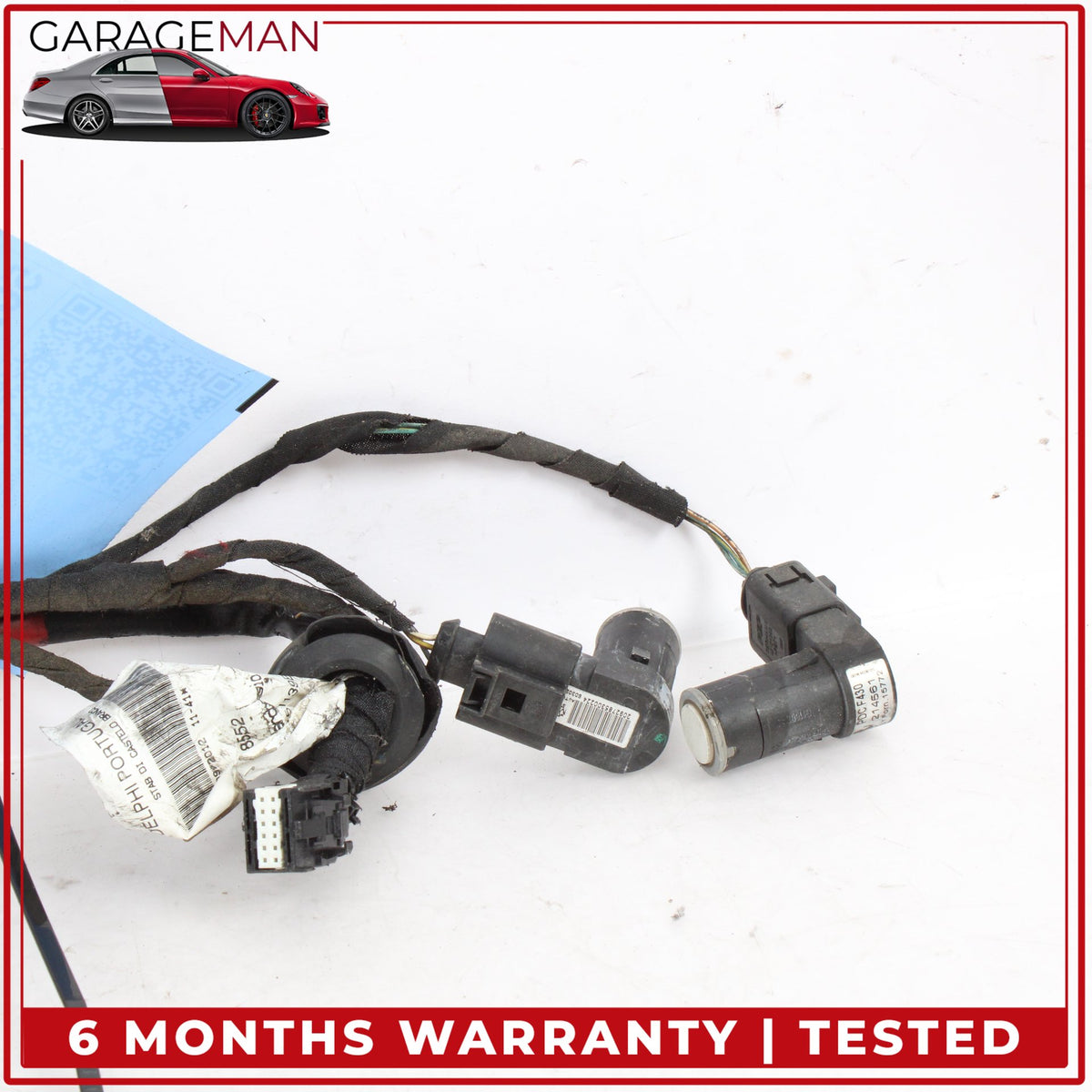2008-2019 Maserati GranTurismo Rear Bumper Parking Sensors w/ Wire Harness OEM