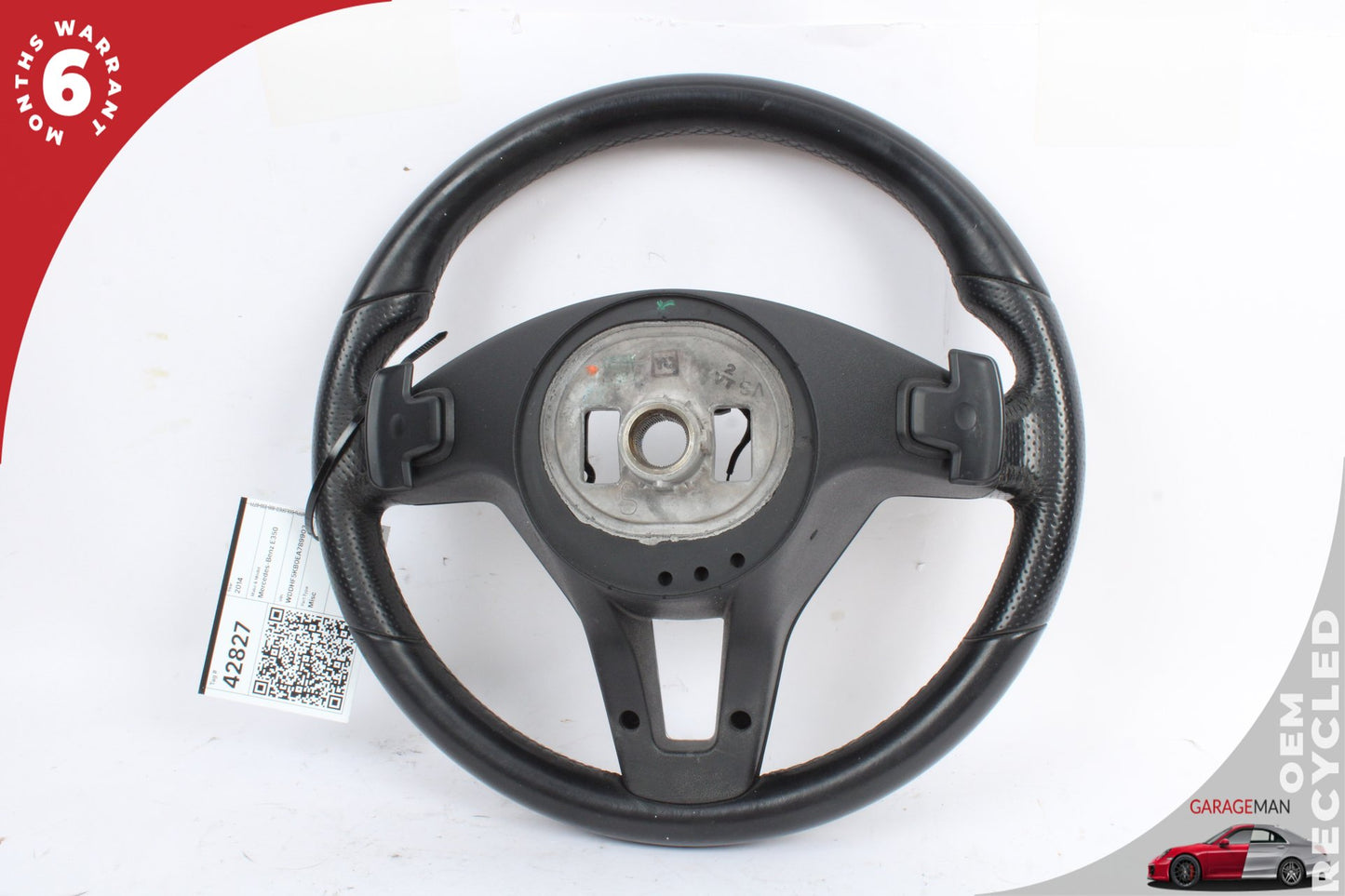 12-18 Mercedes-Benz E350 W212 Sedan Steering Wheel w/ Paddle Shifters 2184600118
