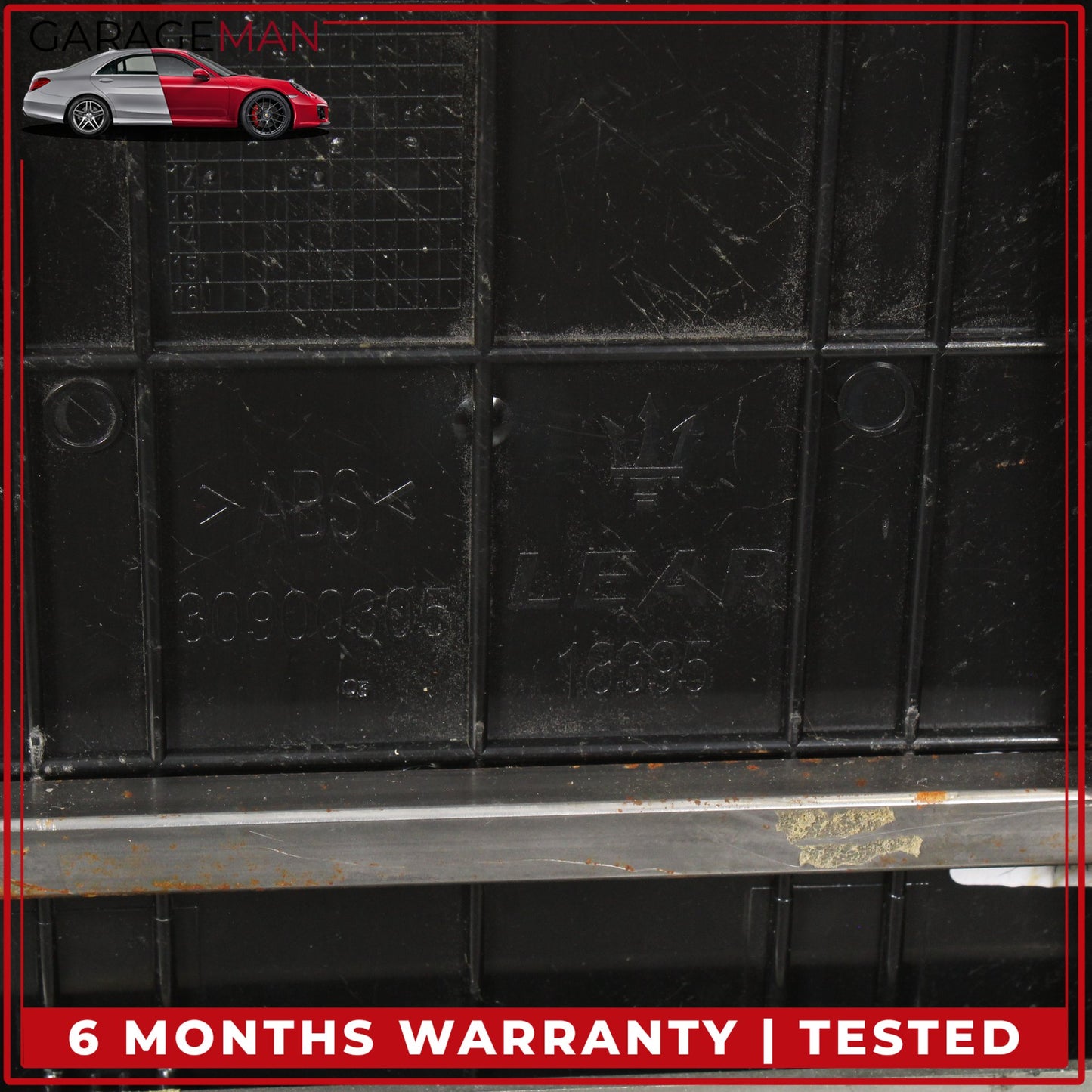 2013-2018 Maserati GranTurismo M145 Coupe Rear Top Upper Bench Seat Black OEM