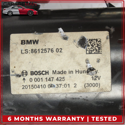 2012-2018 BMW 428i 328i 528i F36 Engine Starter Motor 12V Bosch 8612576 OEM