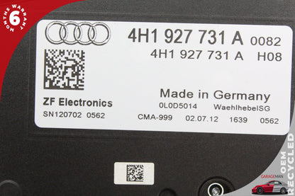 2011-2017 Audi A8 Sedan Automatic Transmission Gear Shifter Selector 4H1927731A