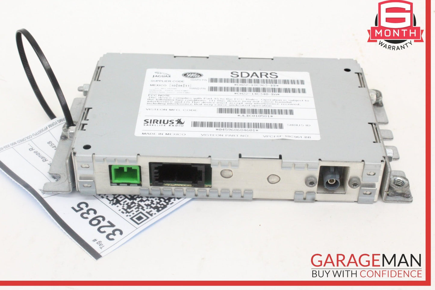 2012-2013 Land Rover LR4 Sirius Satellite Radio Receiver CH2218C963BB OEM
