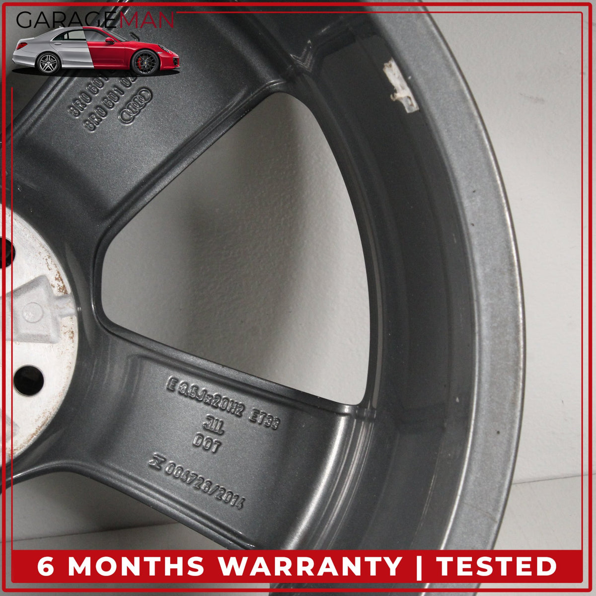 2013-2017 Audi Q5 SQ5 8R Front or Rear Wheel Rim 8.5JX20H2 ET33 8R0601025CJ OEM