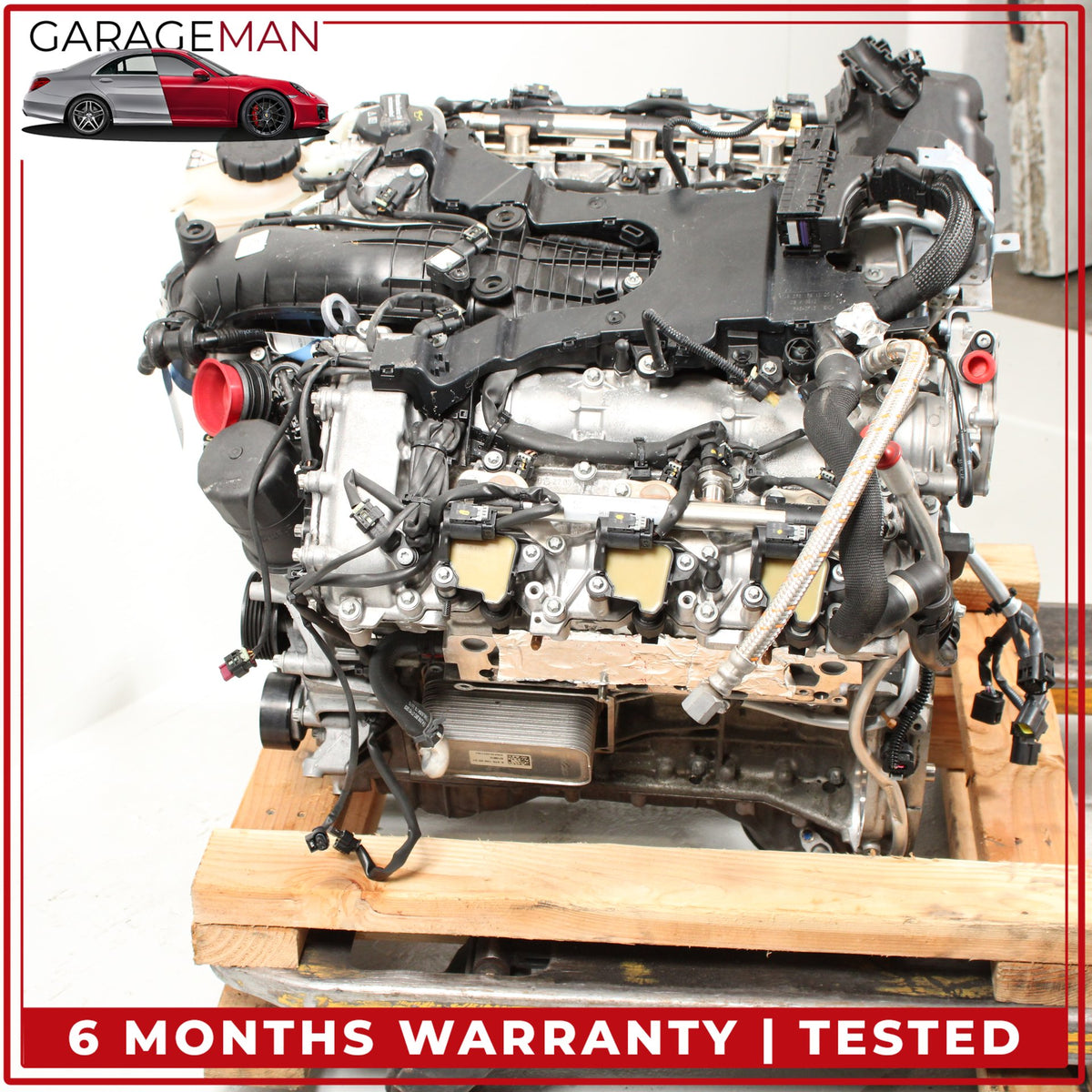 2015-2023 Mercedes C207 E400 RWD 3.0L V6 276.820 Engine Motor Assembly OEM 25K