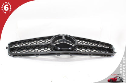 2008-2014 Mercedes W204 C300 C63 AMG Front Hood Radiator Grille Grill Black