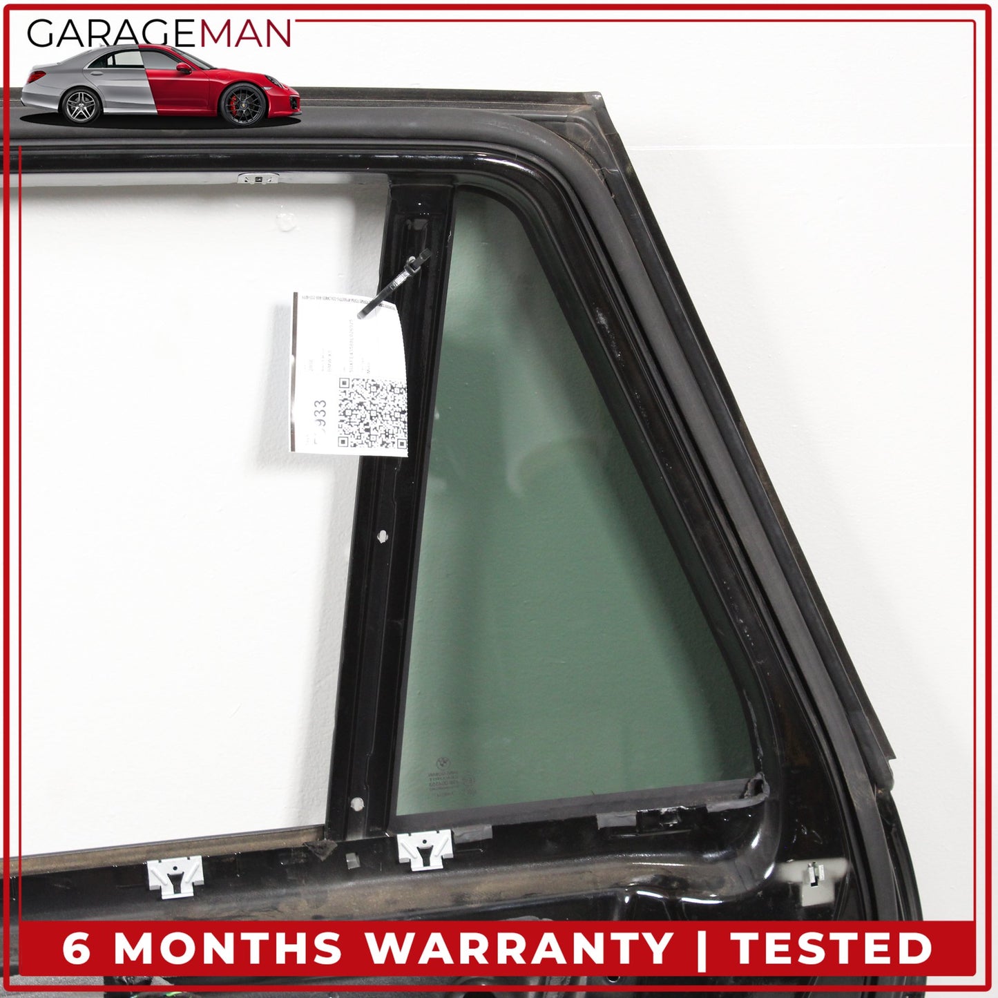 2007-2013 BMW X5 E70 Rear Right Side Door Shell Black w/ Window Regulator OEM