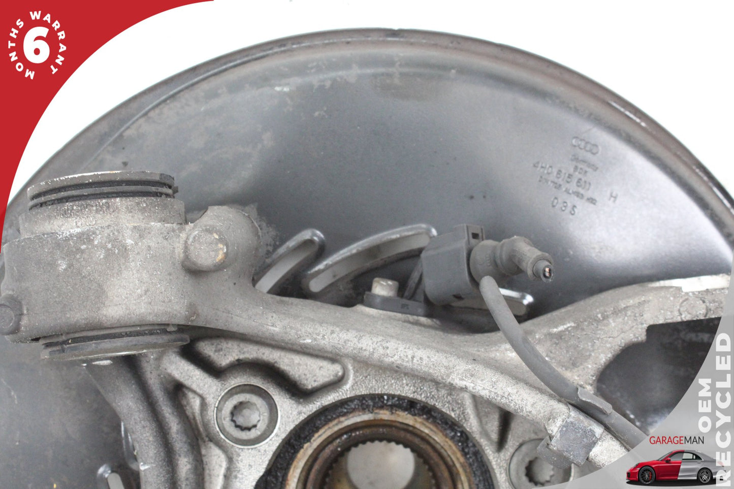 2011-2018 Audi A8 S8 Rear Left Side Spindle Knuckle Wheel Hub 4H0615611H OEM