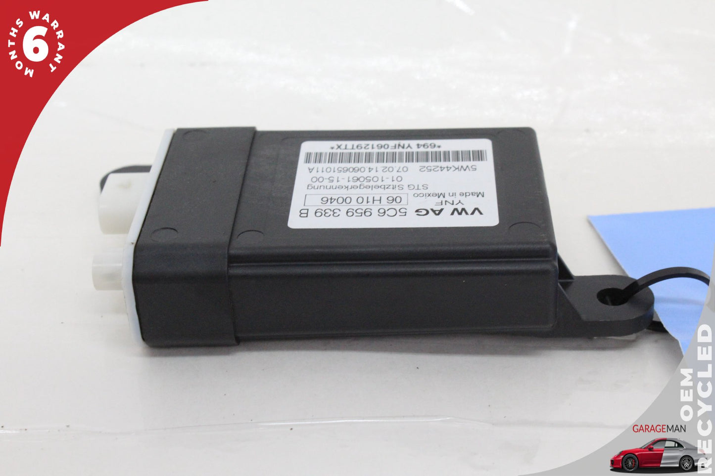 2012-2018 Audi A6 A7 Front Right Seat Occupant Detection Module 5C6959339B OEM