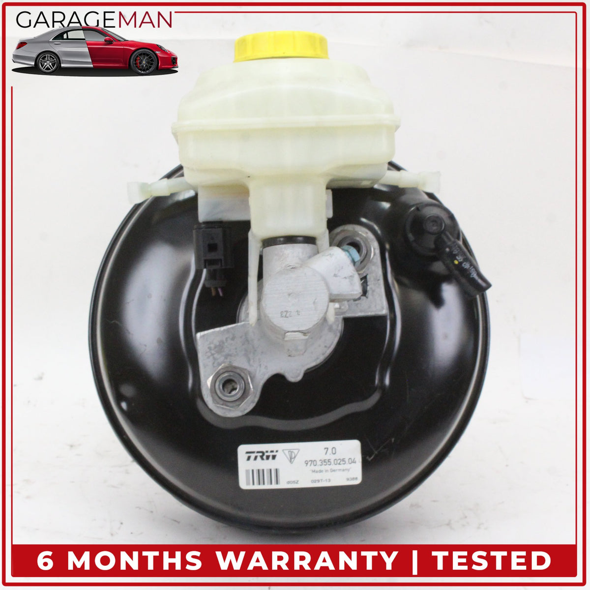 2010-2016 Porsche Panamera 970 Power Brake Booster Master Cylinder OEM