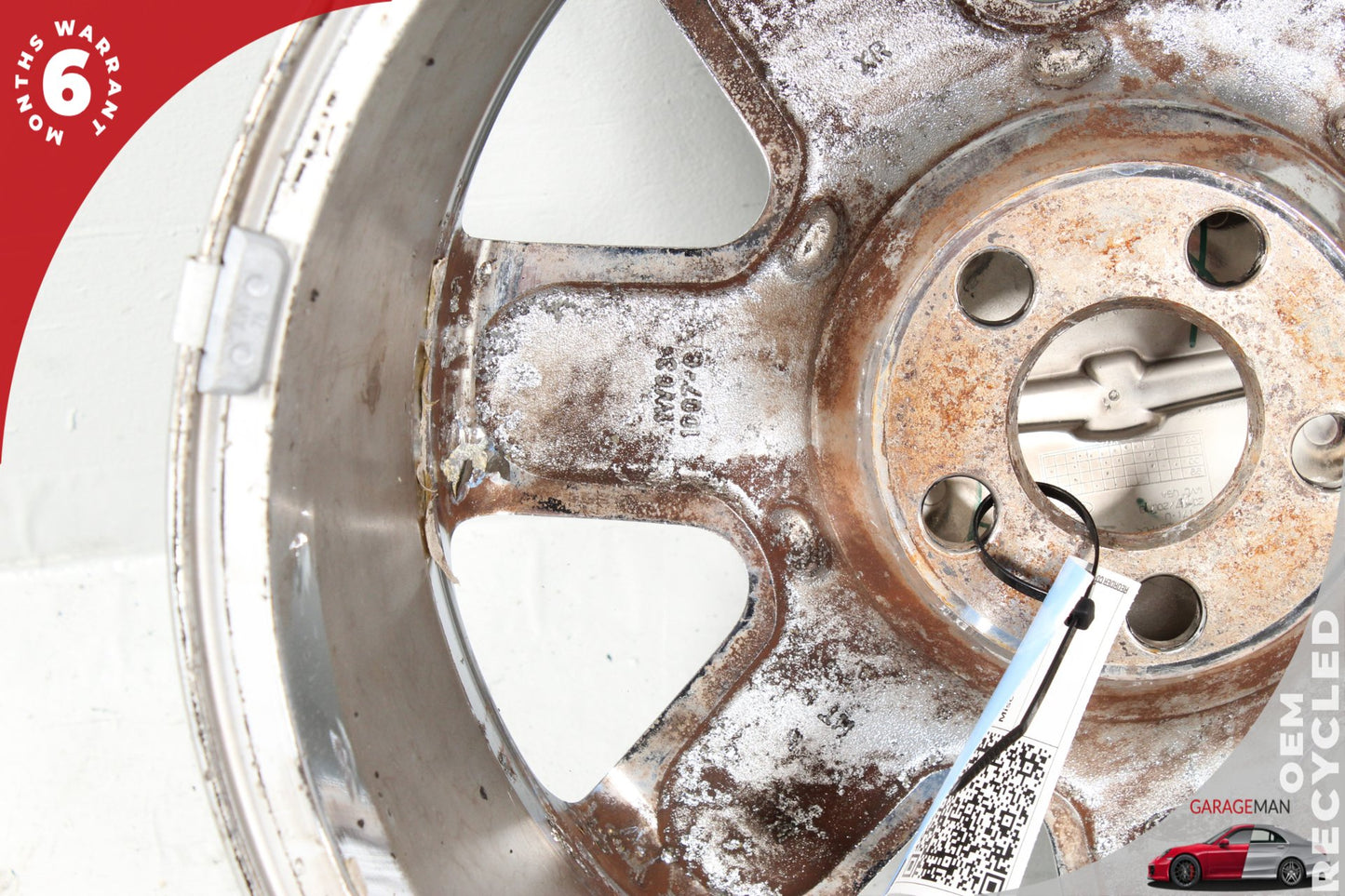 2002-2005 Ford Thunderbird Wheel Rim 7.5JX17 ET60 w/ Wheel Center Cap 1W631007CB