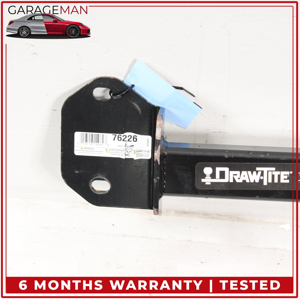 2018-2024 BMW X3 X4 G01 G02 Rear Lower Bumper Trailer Tow Hitch 76226 Draw Tite