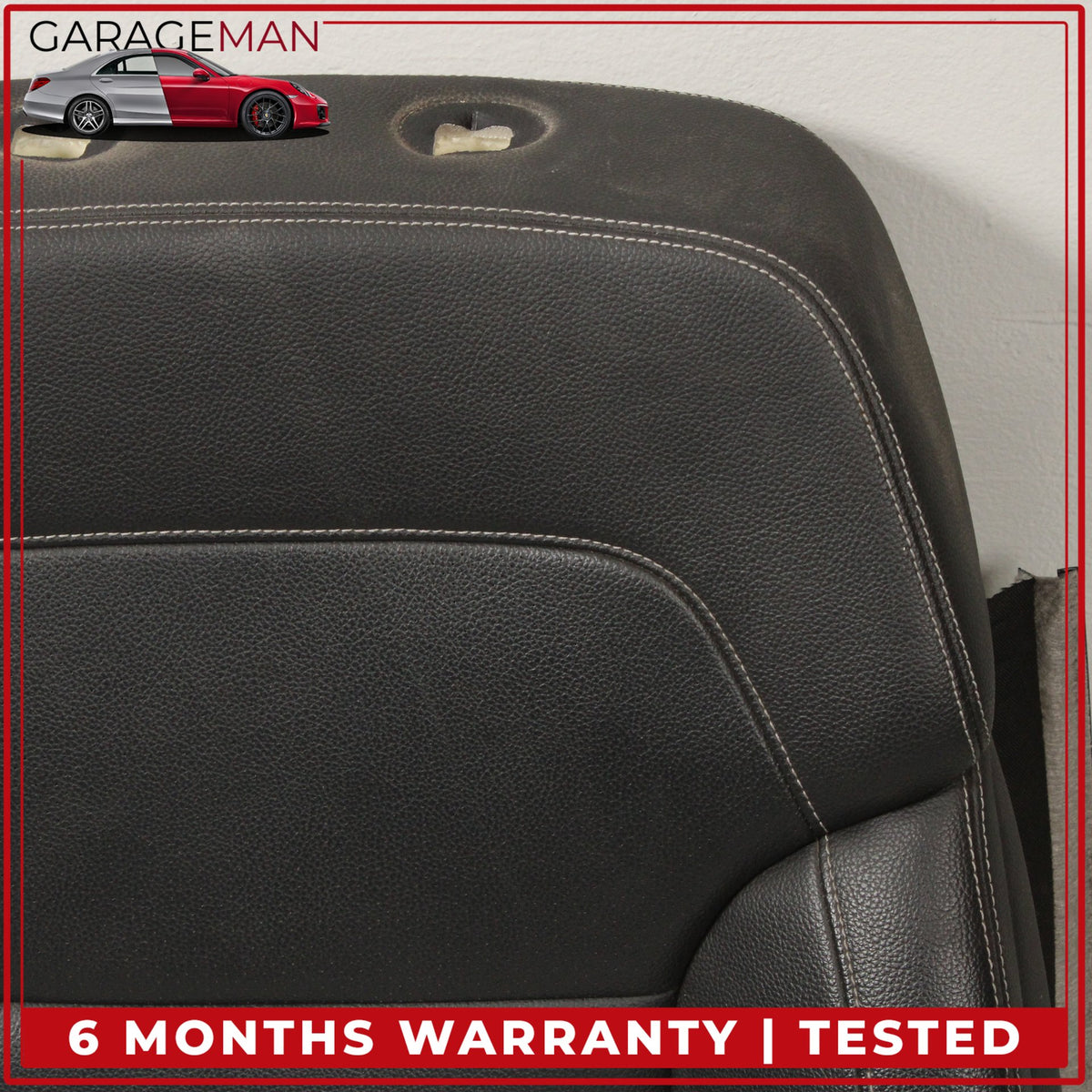 2012-2015 Mercedes W166 ML350 Front Left Side Top Upper Seat Cushion Black OEM