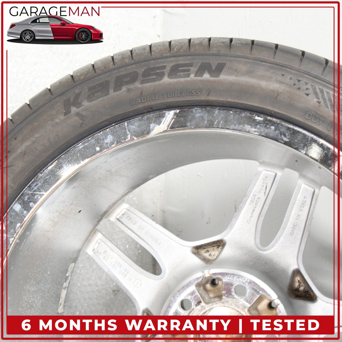 2003-2012 Mercedes R230 SL550 SL65 AMG Rear Wheel Tire Rim 9.5Jx18H2 ET33 OEM
