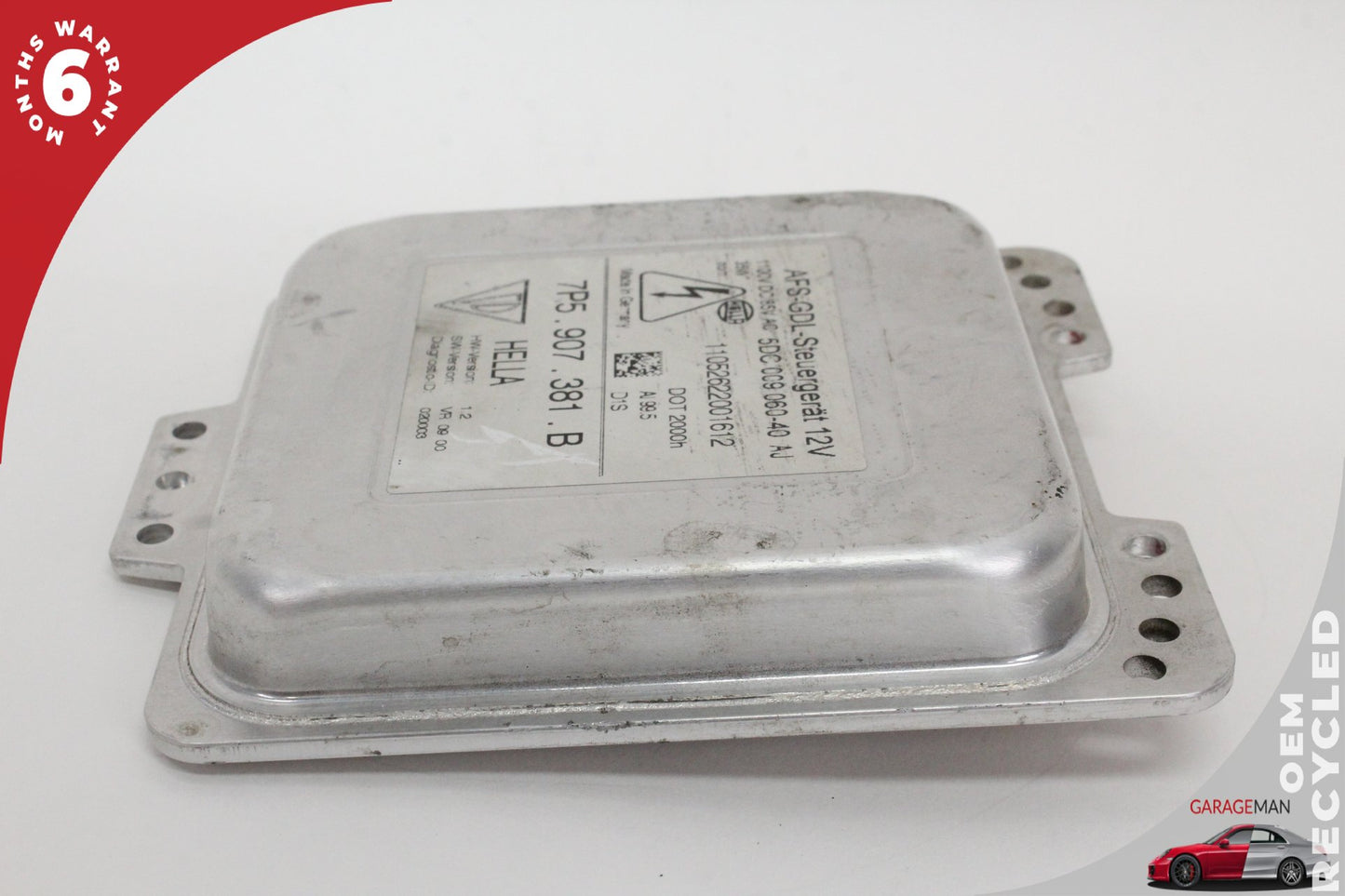 11-12 Porsche Cayenne 92A SUV Headlight Ballast 7P5907381B Genuine