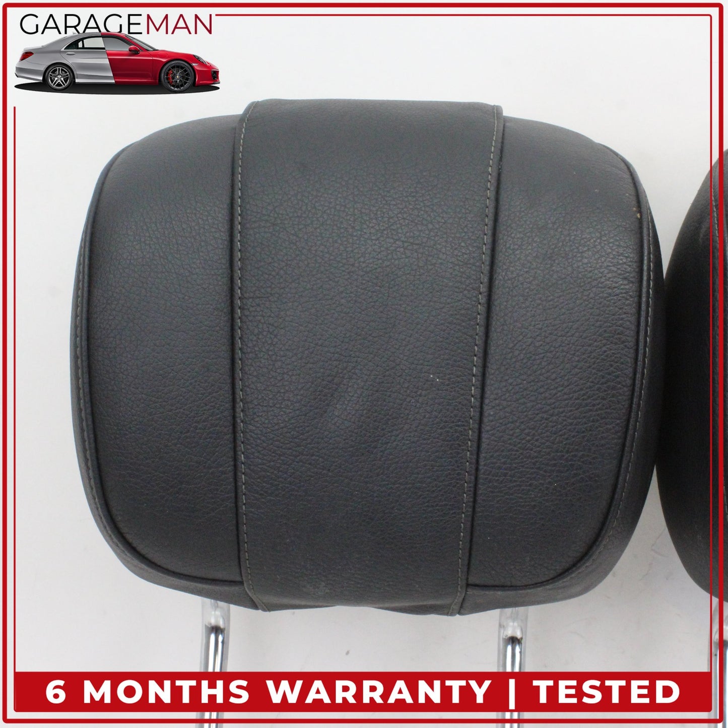 2014-2017 Mercedes W222 S550e Front Left and Right Side Seat Headrest Black OEM