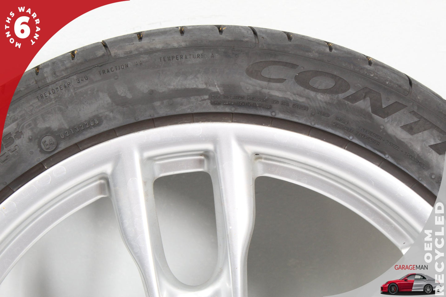 2013-2016 Porsche Boxster 981 Wheel Rim w/ Tire 9.5JX19H2 ET45 98136214302 OEM
