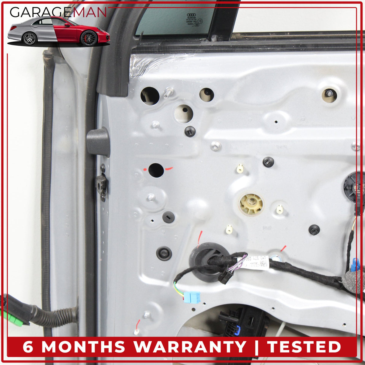 2017-2019 Audi Q7 SUV Front Right Side Door Shell Florett Silver Metallic OEM