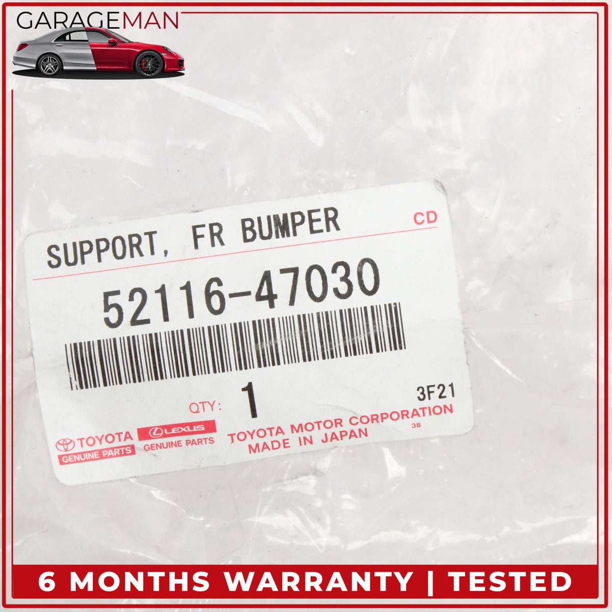 2012-2016 Toyota Prius V Front Left Side Bumper Support Bracket 5211647030 OEM